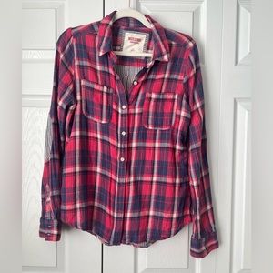 Mossimo Cotton Plaid Shirt